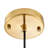 2- light 11.8inches Modern Gold Dome Single Pendant Light For Kitchen,Restaurant Room Aisle-214436355