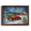 Livraison de Noël - Cadre photo, reproduction d'art sur toile-1026496510-1026496511