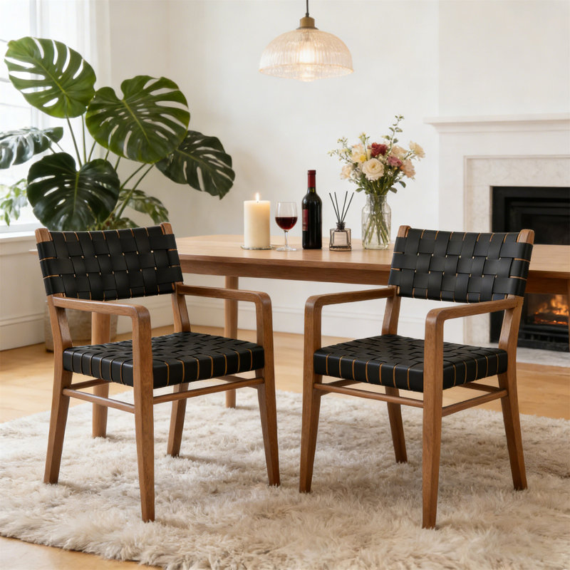 Chaise de salle à manger, ensemble de 2 (table non incluse)