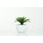 9.75 " H Faux Agave Plant in Ceramic Vase