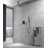 Ceiling Mounted Shower System Combo Set With Handheld And 16"Shower Head