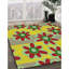 Tapis jaune/rouge/vert à motifs-2028922466