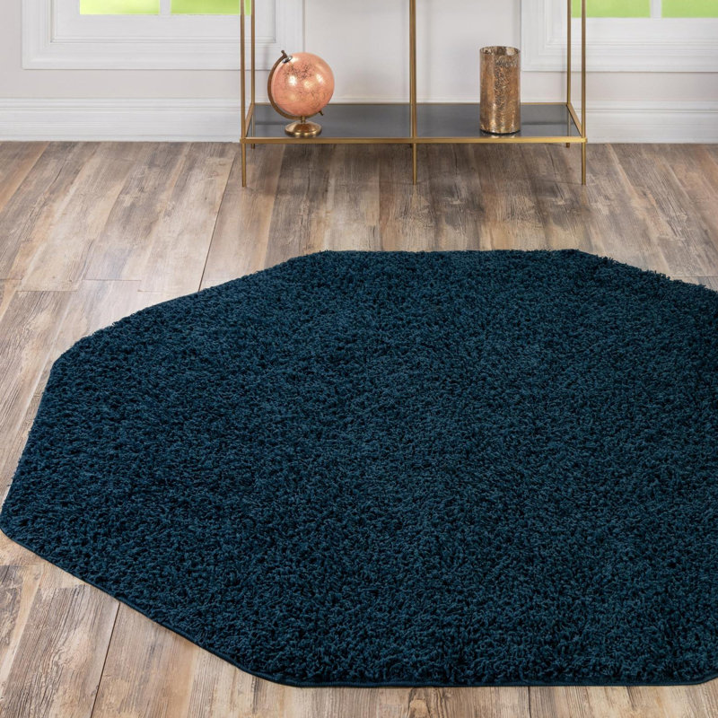 Rodson Indoor Rug, Octagon 6'1" x 6'1", Sapphire Blue