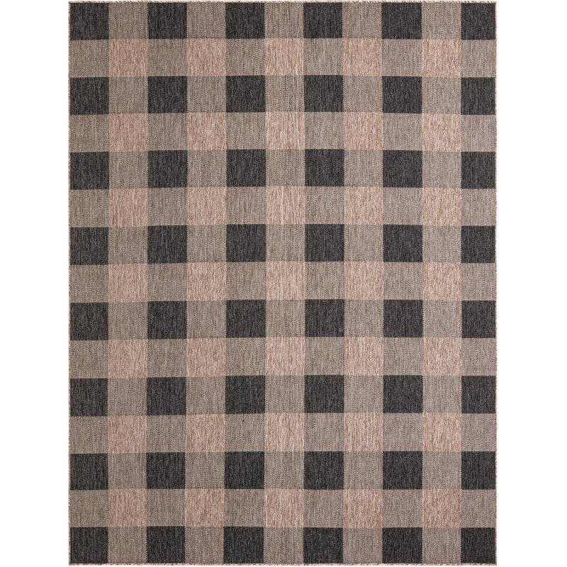 Tapis intérieur / extérieur Borrego , Rectangle 9 pi x 12 pi