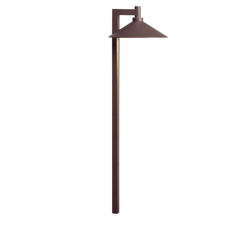 Éclairage de cheminement câblé à basse tension Chimira, Bronze architectural texturé, 2700 K