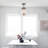 Brason 3 - Light 11.8" Champagne Simple Globe Semi Flush Mount