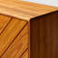 Buffet simple en bois massif avec rangement-1582059894