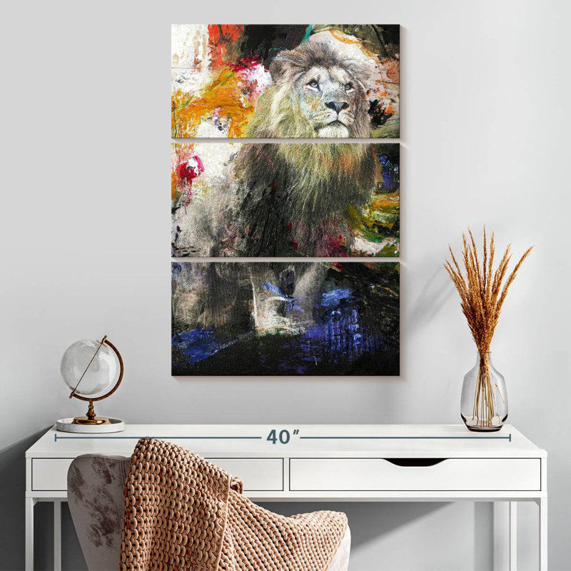Brampt Glorious Lion, 32" H x 20" W