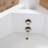 Vanity Stool Makeup Bench Dressing Stool With Cushion And Solid Legs,White