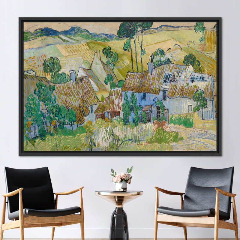 Print on Canvas, 25 cm H x 35 cm W, Black Floater Framed