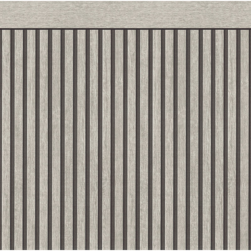 Rouleau de papier peint double largeur Woods and Wicker, Gris