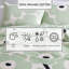 Unikko Orange/Green/White Organic Cotton Duvet Cover Set-408159261-467131656