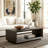 Evie Tannen Rectangular Coffee Table with Plinth Base-212273388