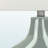 Eris Standard Table Lamp in Green Ceramic and Linen Shade, 25.12'' H X 16.23'' W X 10.7'' D