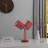 17" In Bohemian Paisley 2-Light Cylinder Red Table Lamp-2043188806