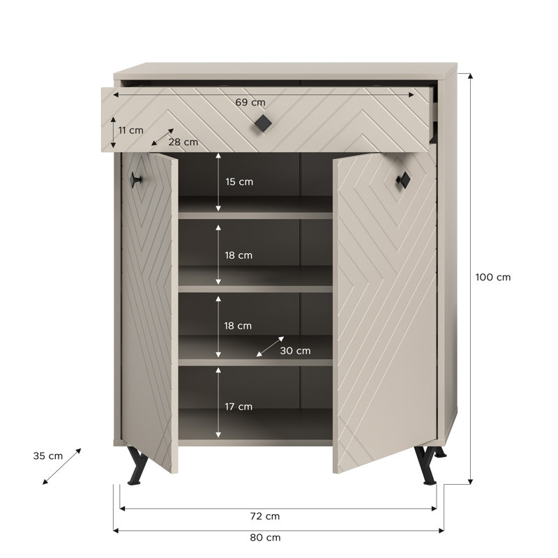 Notes Shoe Cabinet