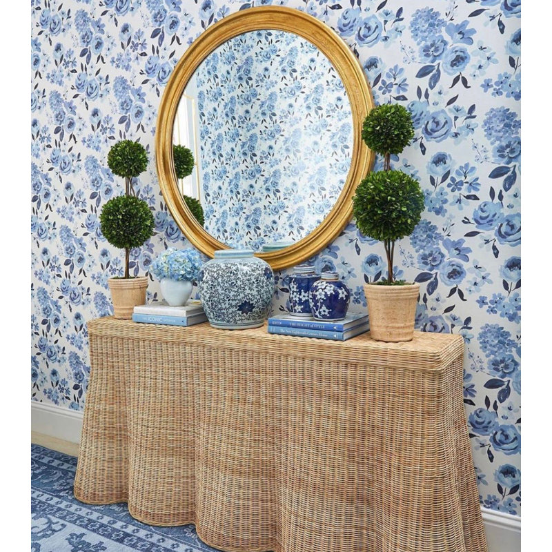 Arena Wall Mirror, Gold Leaf