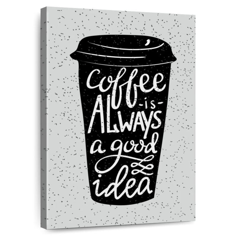 Yarlin Good Ideas And Coffee, 48" H x 32" W