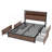 Queen Size Large Raised-Pattern Platform Bed Frame With Drawer And USB Socket