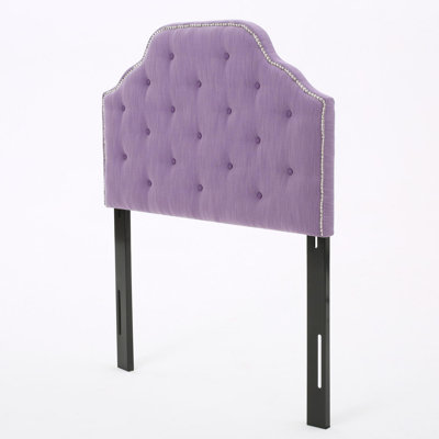 Brooke-Elise Upholstered Metal Panel Headboard