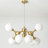 9 - Light Sputnik Glass Globe Chandeliers Pendants Light