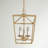 Finnegan 3-Light Dimmable Steel Geometric Lantern Chandelier-1816785483