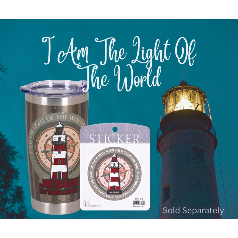 Tumbler Lighthouse I Am The Light 20 Oz