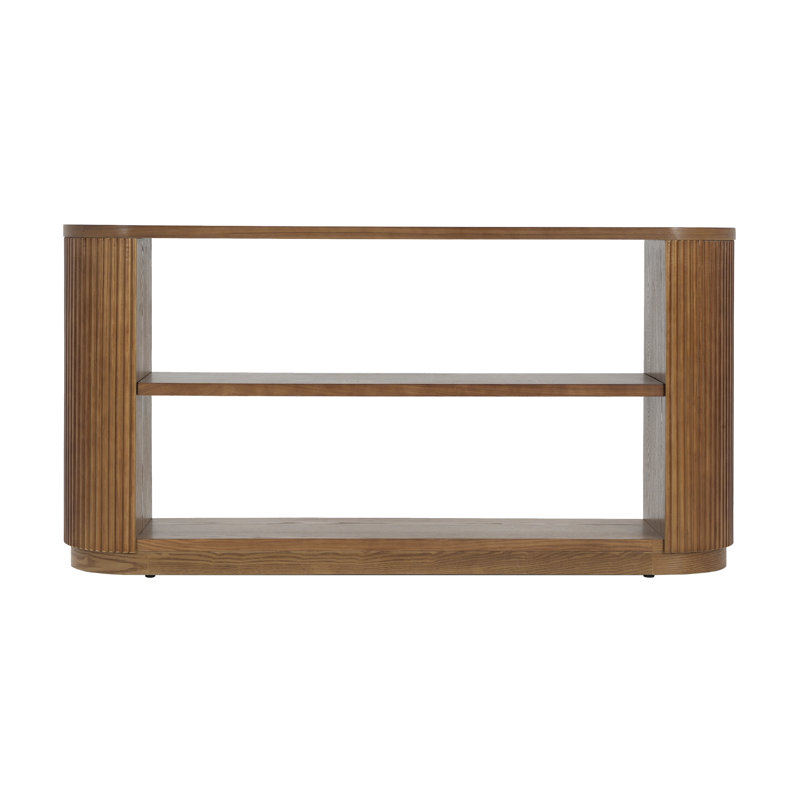 Modern Entryway Console Table, Brown