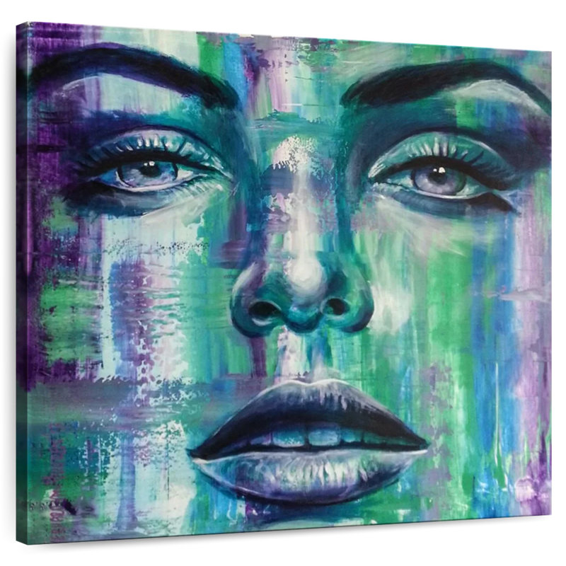 Green Whisper, 20" H x 20" W