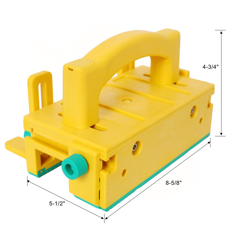 Bloc de sécurité pour scie à table, directions 3D entièrement réglables pour les scies de table, les tables de toupie, les scies à ruban et les joints. Paquet de 2
