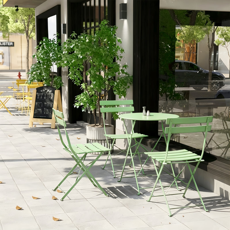 Ensemble bistro 3 pièces Yardgrace, Vert