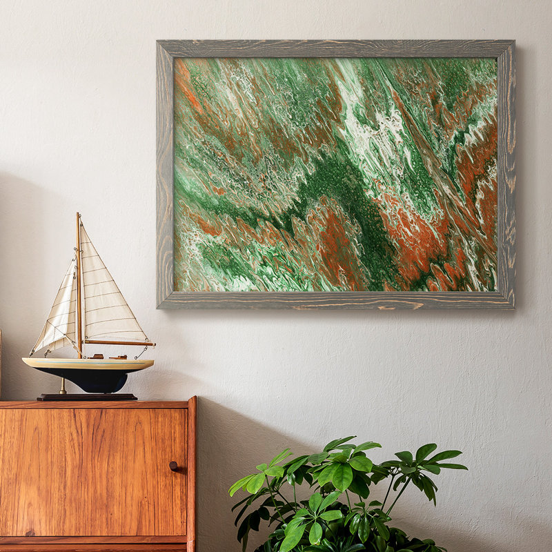 C42, reproduction d'art sur toile encadrée, Gris, H 14 po x l 20 po x P 1,5 po