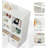 Latitude Run® 7 Cubes Organizer, Wooden Cube Bookcase,3 Tier Open Shelf, Cabinet Organizer Sorted Storage, Open Shelf Bookshelf,Storage For Home Office Workspace, White