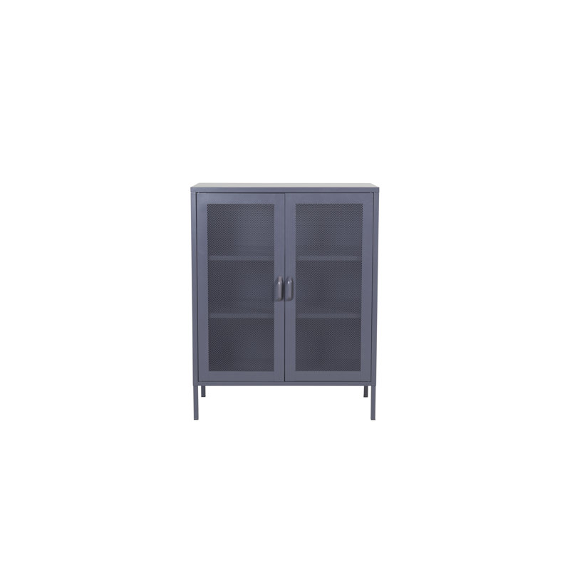 Dirit 2 -Door 2 -Shelf, Grey