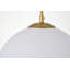 Luminaire suspendu sphérique simple à 1 lumière Snead-33591605-33591606-33559756