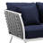 Stance Outdoor Patio Contemporary Modern Woven Rope Loveseat-603310248-571275739