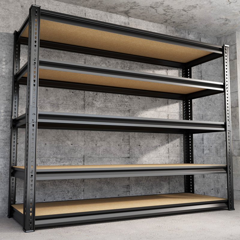 Adaeze Heavy Duty Garage Shelving, Adjustable Metal Storage Shelves