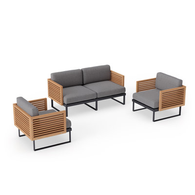 Outdoor Furniture Monterey 4 Seater Patio Conversation Set