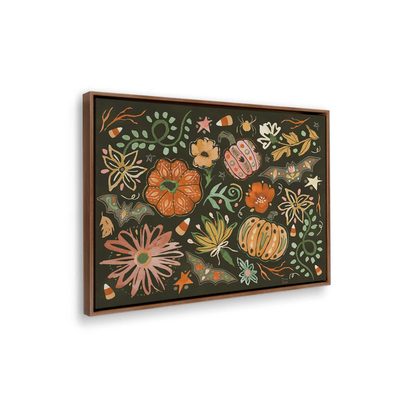 «Witching Hour Wonders II» par Dina June, reproduction d'art, L 16 po x H 12 po, Brun, Framed Canvas
