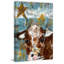 Modern Farm Cow Series 1 Piece Wrapped Canvas Wall Art-1912797867