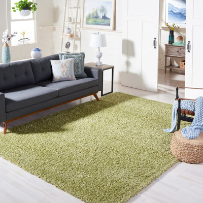 Schaeffer Solid Colour Hand Woven Area Rug
