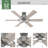 Gilrock 52" 6 - Blade Ceiling Fan with Pull Chains-85433808