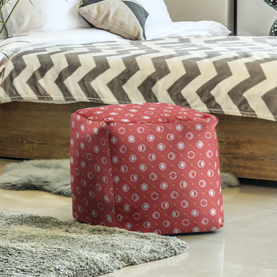 Upholstered Polyester Blend Cube