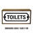 Ravei Toilets 15" LED Sign
