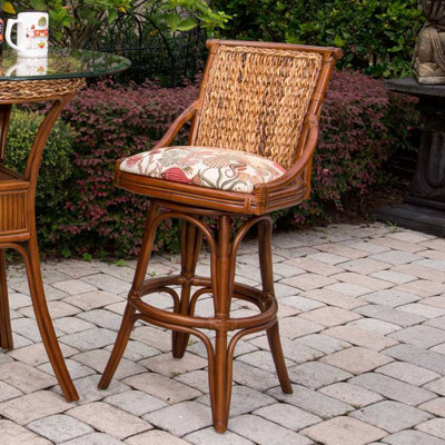 Dastyn Swivel Upholstered Counter Stool