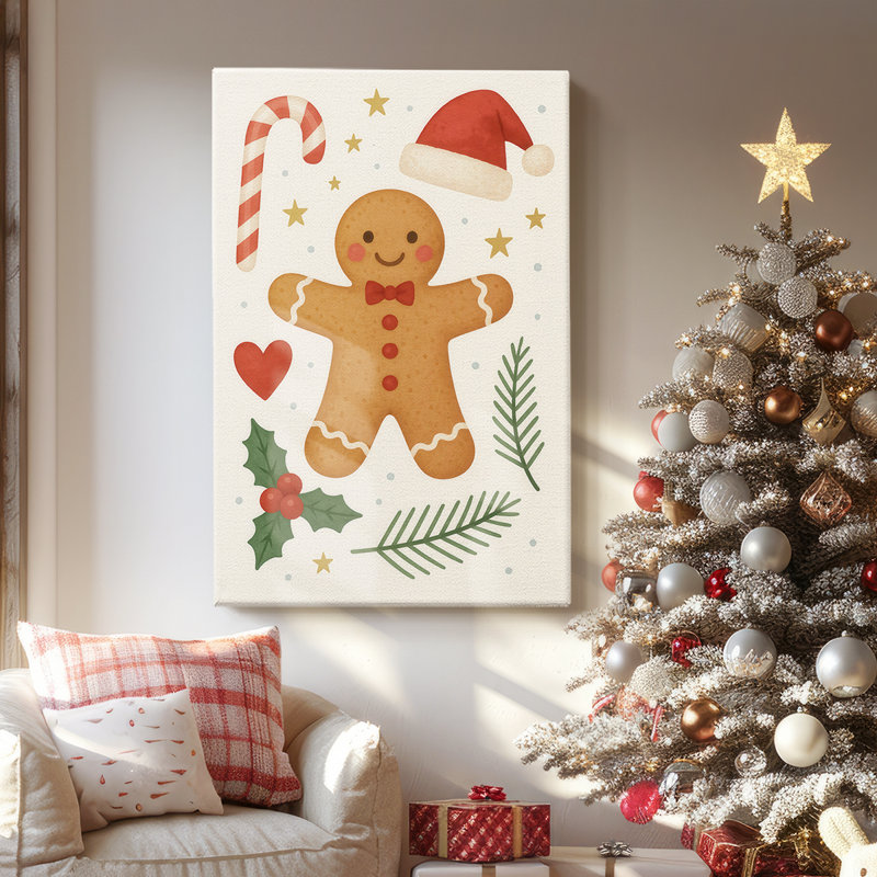 «Night of Golden Hearth», toile tendue avec châssis de qualité supérieure, H 48 po x l 32 po