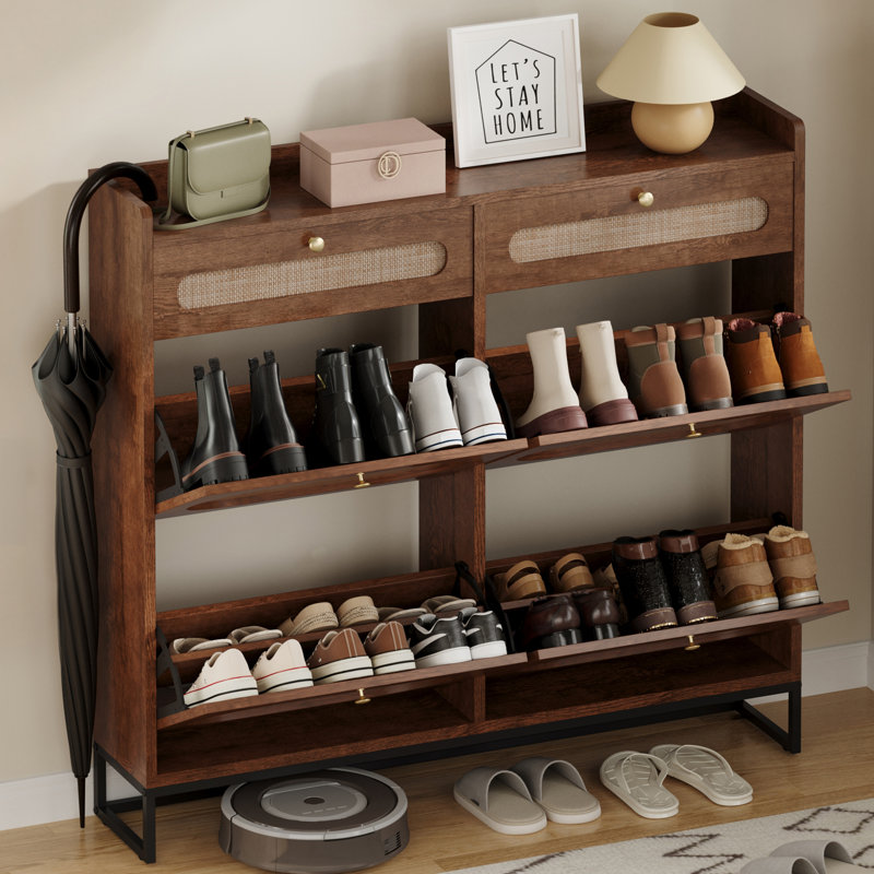Shoe Storage Cabinet, 4 Doors