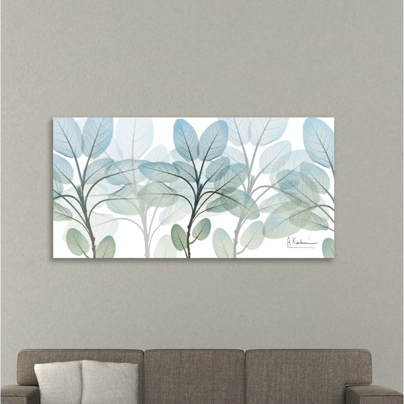 «Resilient Blooms 1», toile tendue par Albert Koetsier, H 18 po x l 36 po x P 1,5 po