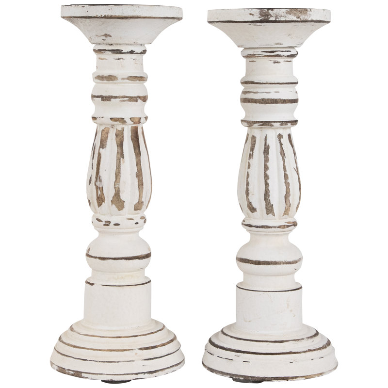 12'' H Wood Tabletop Pillar