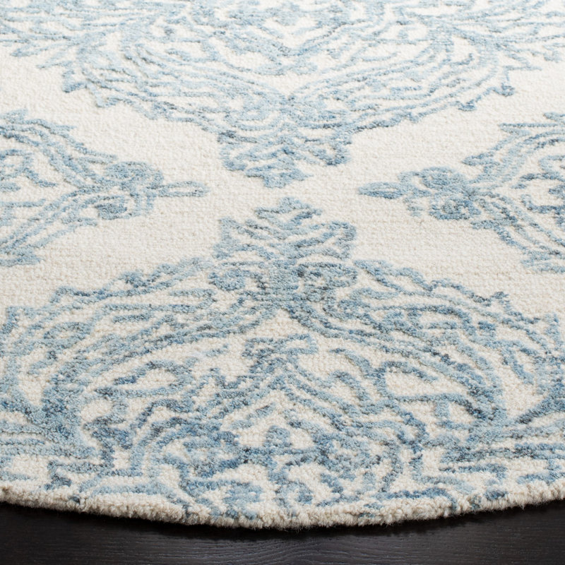 Hewett Hand Tufted Wool Rug, Round 4'